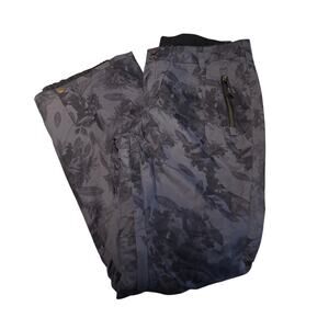 Iceburg Outerwear Large Snow Pants Snowboarding Gray Leaf Cold Waterproof
